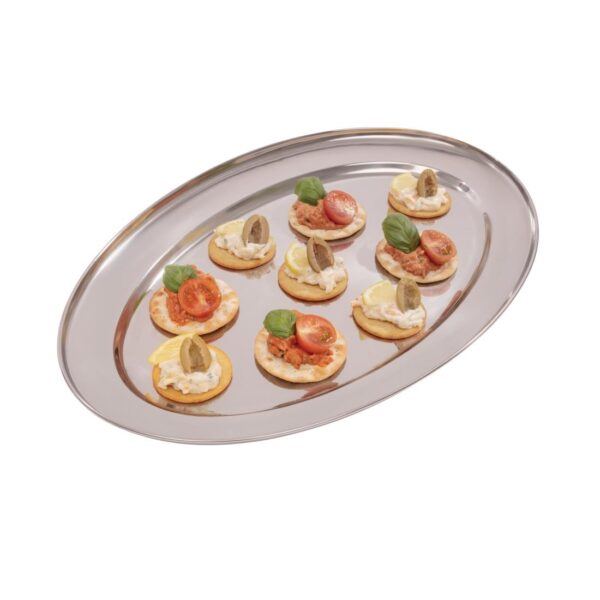 Oval Meat Flat St/St - 18" - Image 6
