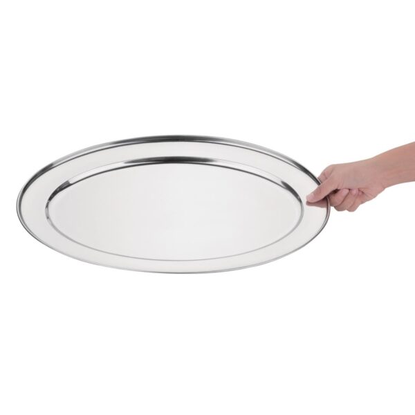 Oval Meat Flat St/St - 20" - Image 5