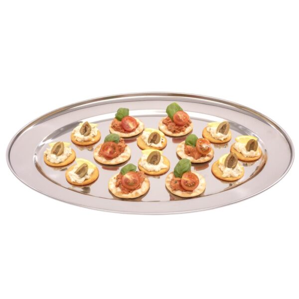 Oval Meat Flat St/St - 20" - Image 6