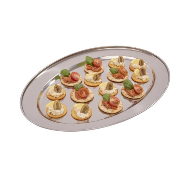 Oval Meat Flat St/St - 20" - Image 7