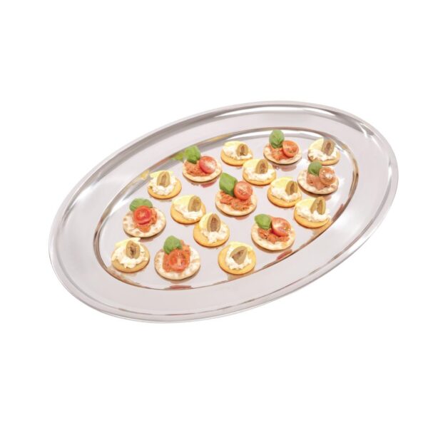 Oval Serving Flat St/St - 24" - Image 6