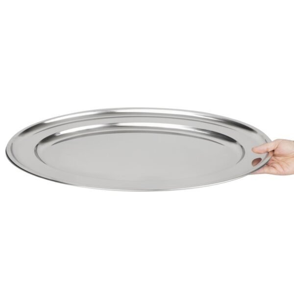 Oval Serving Flat St/St - 24" - Image 7