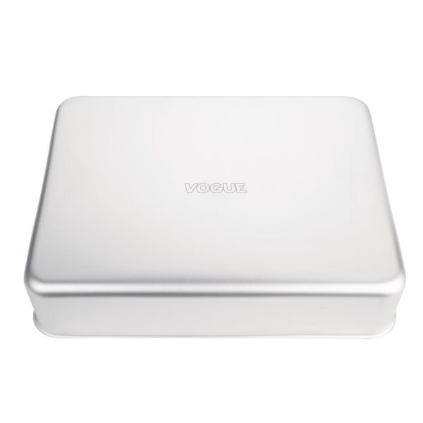 Vogue Deep Roasting Pan Aluminium - 470x355x100mm 18 1/2x14x4" - Image 3