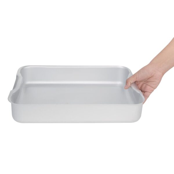 Vogue Roasting Dish Aluminium - 37x26 1/2x7cm 14 1/2x10 1/2x2 3/4" - Image 4