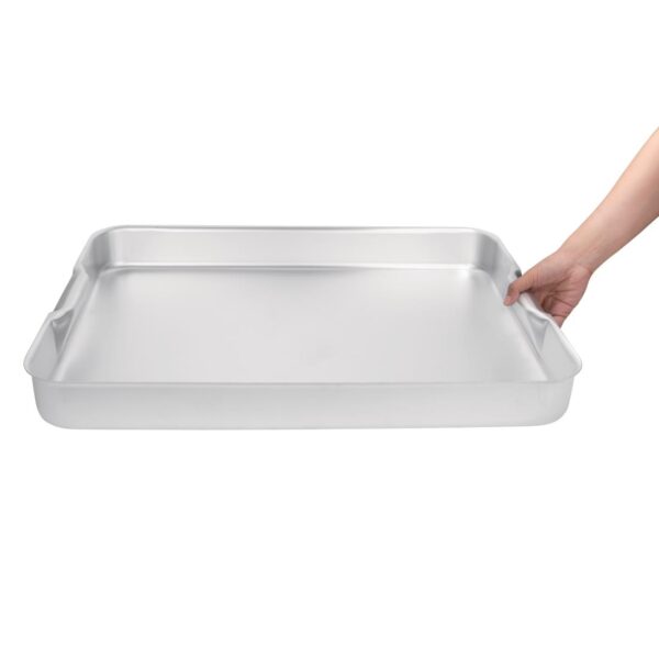 Vogue Roasting Dish Aluminium - 610x455x70mm 24x18x2 3/4" - Image 4