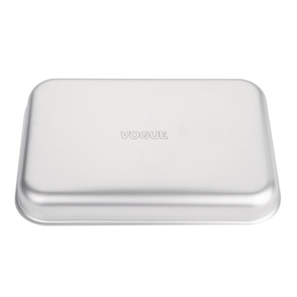 Vogue Bakewell Pan Aluminium - 320x215x40mm 12 1/2x8 1/2x1 1/2" - Image 3