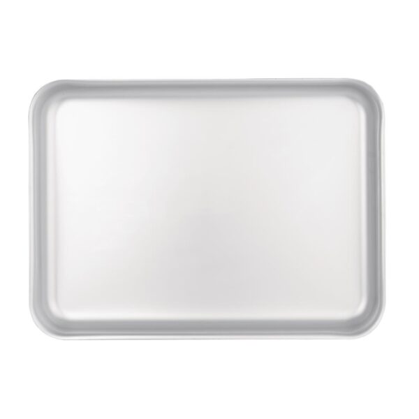 Vogue Bakewell Pan Aluminium - 370x265x40mm 14 1/2x10 1/2x1 1/2" - Image 2
