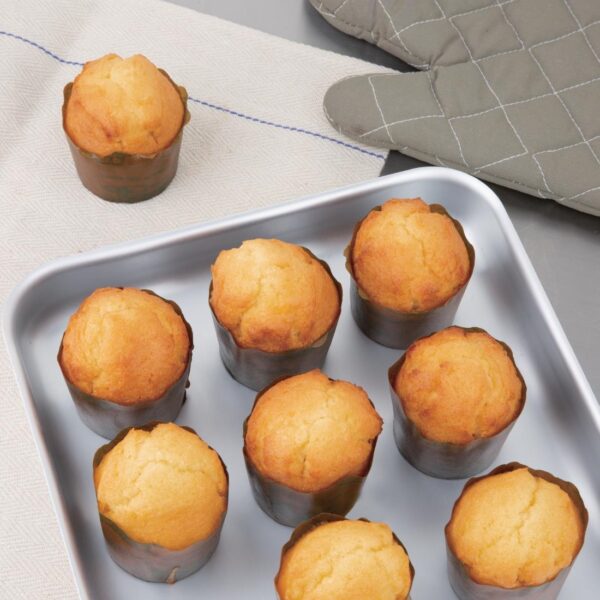 Vogue Bakewell Pan Aluminium - 370x265x40mm 14 1/2x10 1/2x1 1/2" - Image 6