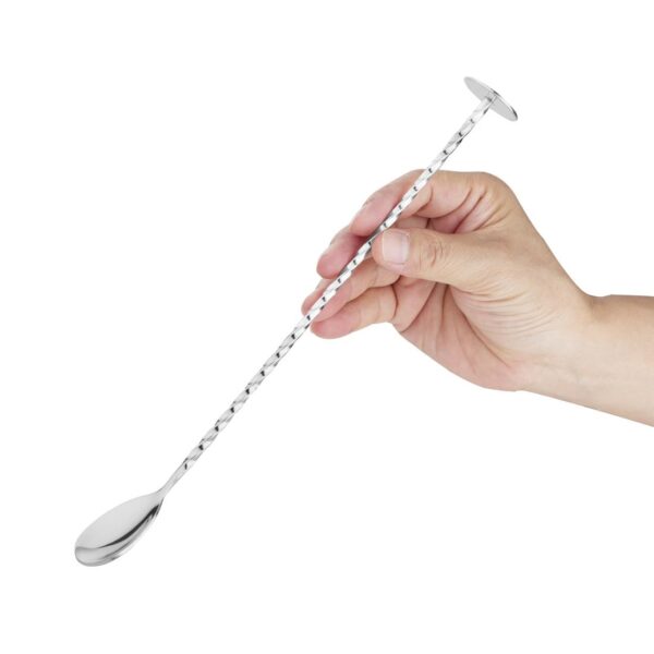 Cocktail Mixing Spoon St/St - 10" - Image 4