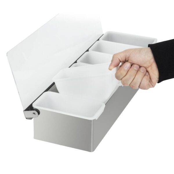 Olympia Condiment Box St/St 6x1 Pint - Image 5