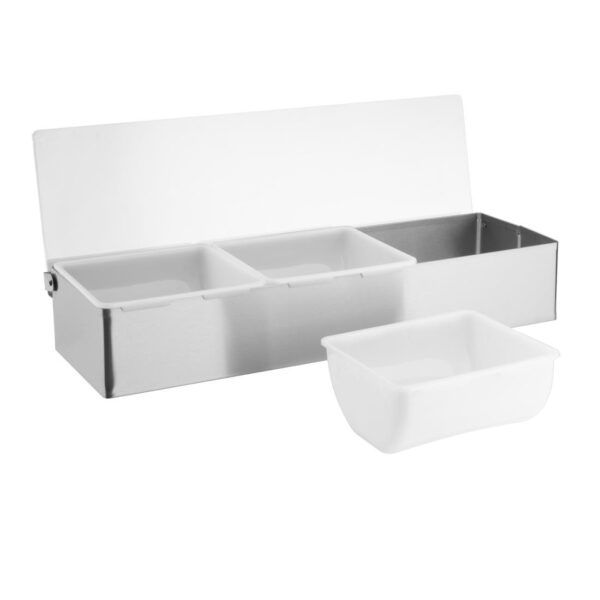 Olympia Condiment Box St/St 3x2pint - Image 4