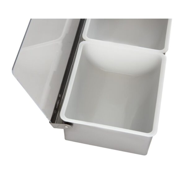 Olympia Condiment Box St/St 3x2pint - Image 7