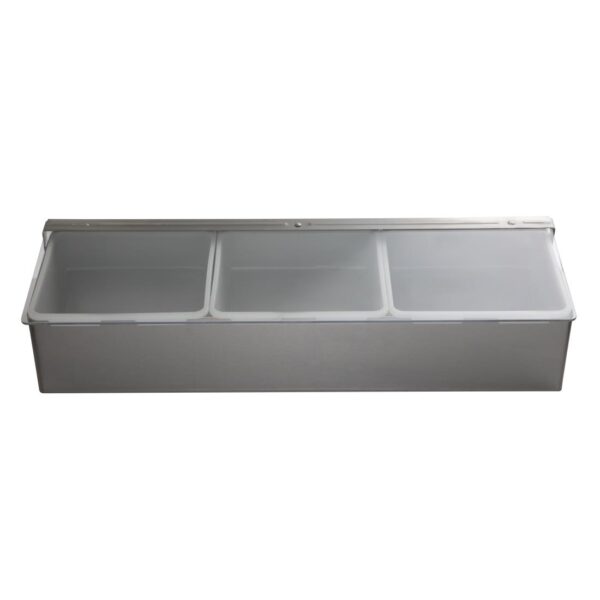 Olympia Condiment Box St/St 3x2pint - Image 5