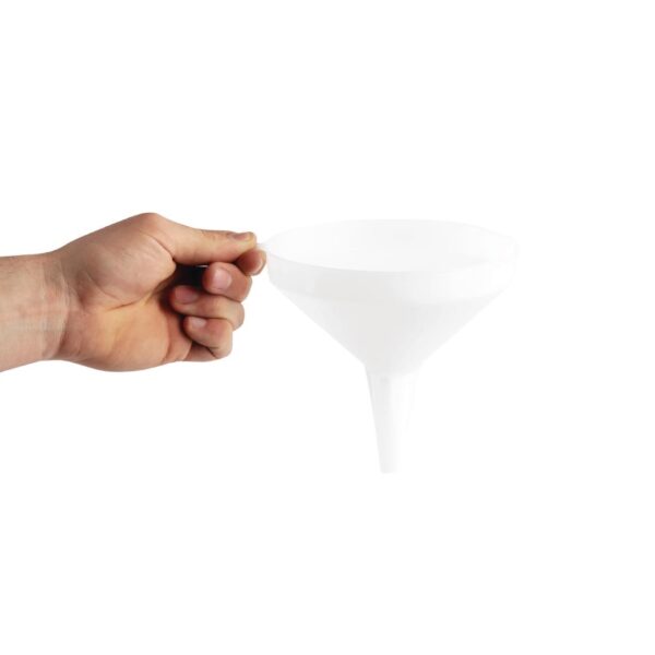 Vogue Plastic Funnel - 150mm 6" - Image 4