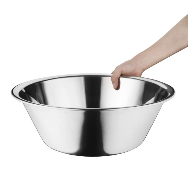 Vogue General Purpose Bowl St/St - 8Ltr 355mm 14" - Image 3