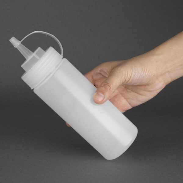 Vogue Squeeze Bottle Clear - 340ml 12oz - Image 5