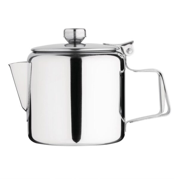 Olympia Concorde Teapot Mirror Finish St/St - 410ml 14oz - Image 3