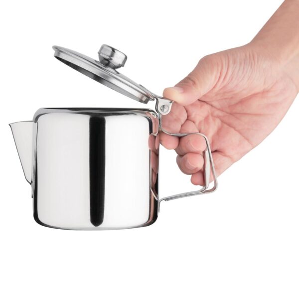 Olympia Concorde Teapot Mirror Finish St/St - 410ml 14oz - Image 5