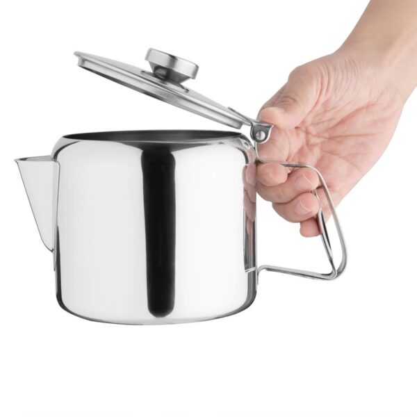 Olympia Concorde Teapot Mirror Finish St/St - 850ml 30oz - Image 5