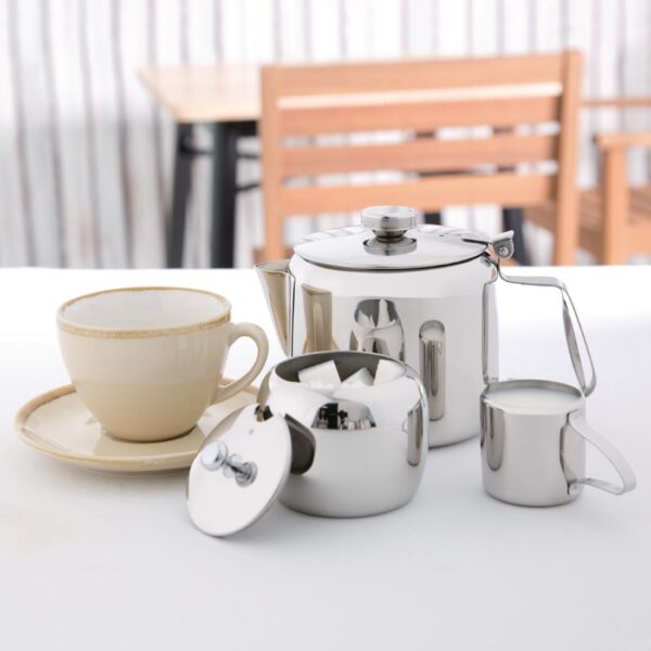 Olympia Concorde Teapot Mirror Finish St/St - 850ml 30oz - Image 6