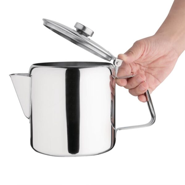 Olympia Concorde Teapot Mirror Finish St/St - 1365ml 48oz - Image 5