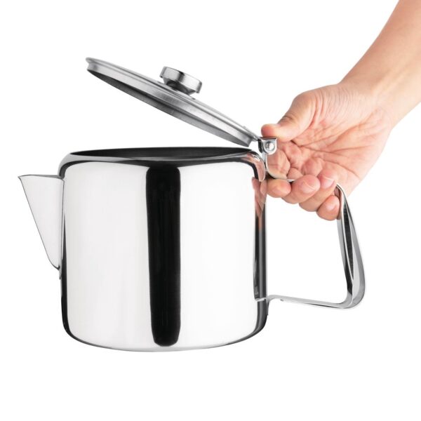 Olympia Concorde Teapot Mirror Finish St/St - 1830ml 62oz - Image 5