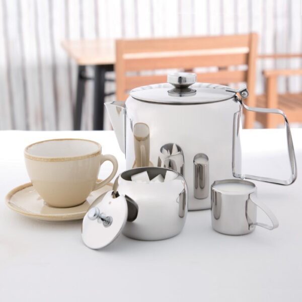 Olympia Concorde Teapot Mirror Finish St/St - 1830ml 62oz - Image 6
