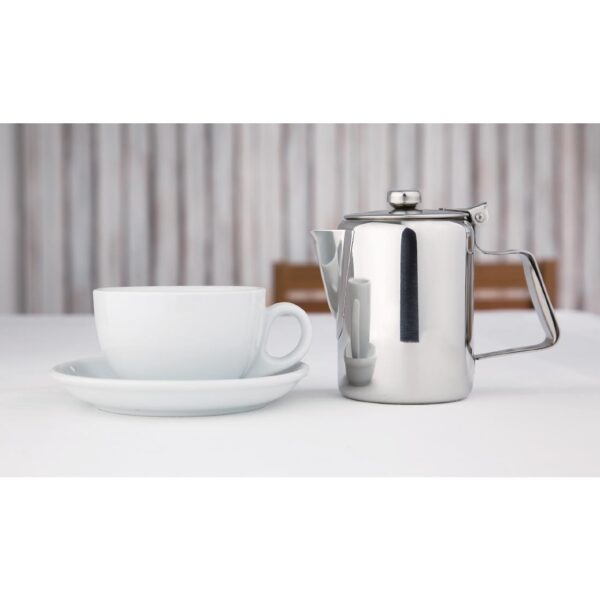 Coffee Pot St/St Mirror Finish - 450ml 16oz - Image 3