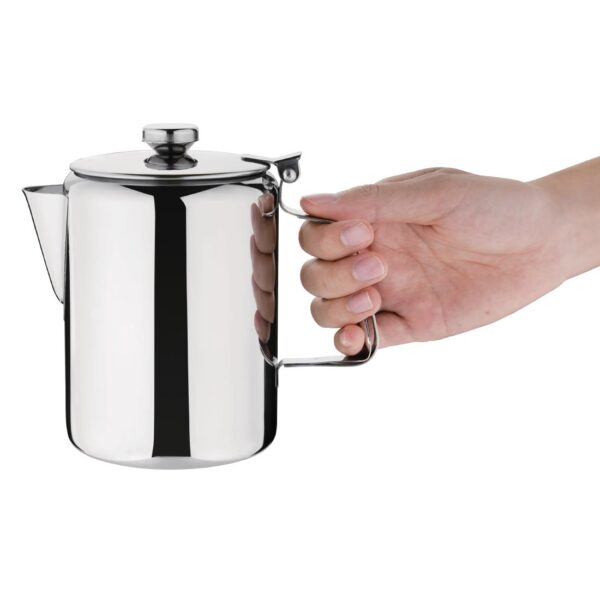 Olympia Concorde Coffee Pot St/St Mirror Finish - 900ml 32oz - Image 3