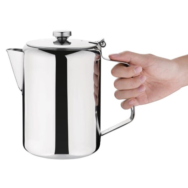 Olympia Concorde Coffee Pot St/St Mirror Finish - 1990ml 70oz - Image 3