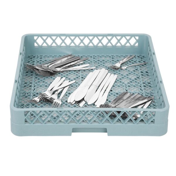 Vogue Dishwasher Cutlery/Flatware Basket/Rack - 500x500mm - Image 5