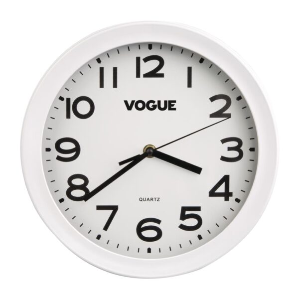 Vogue Kitchen Wall Clock - 250mm 10" - Image 2
