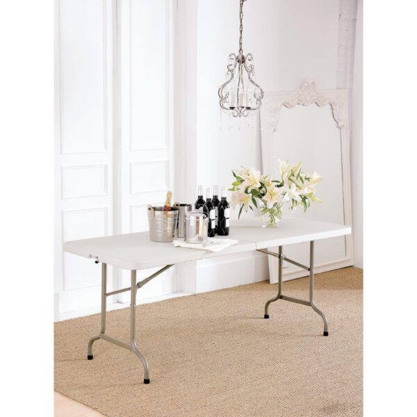 Bolero Centre Folding Table - 1.8m Long - Image 4