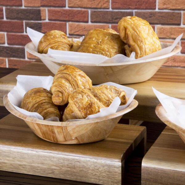 Olympia Oval Woven Wooden Bowl - 305x228mm - Image 3