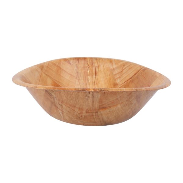 Olympia Oval Woven Wooden Bowl - 305x228mm - Image 5