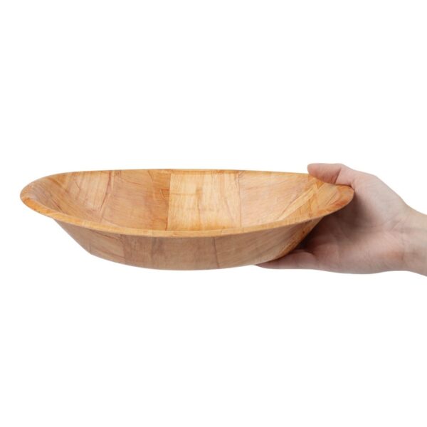 Olympia Oval Woven Wooden Bowl - 305x228mm - Image 8