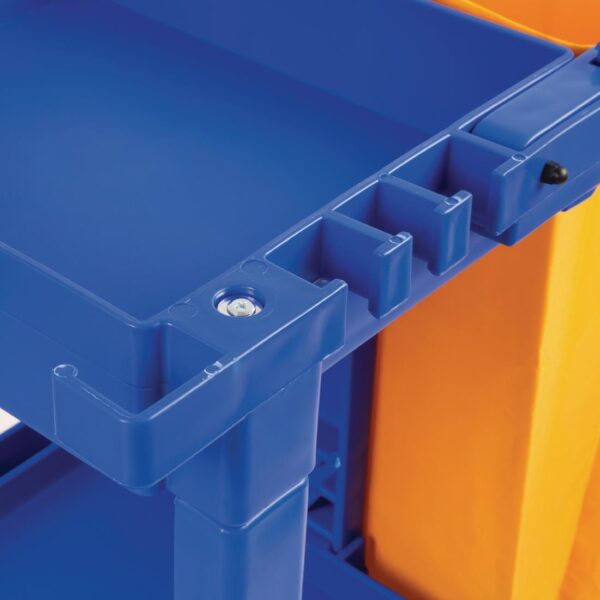 Cleaning Trolley Blue - Image 4