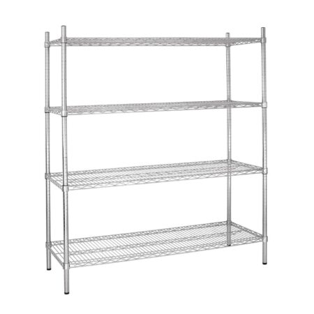Vogue Flat Pack 4 Shelf Unit - 1830x1830x460mm