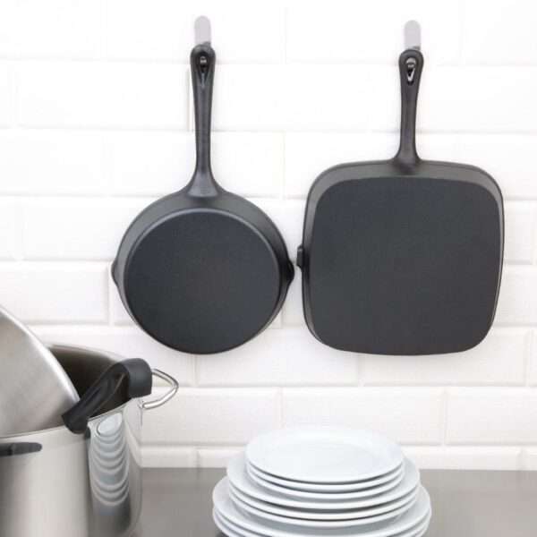 Vogue Ribbed Skillet Square - 240mm 9 1/2" - Image 8