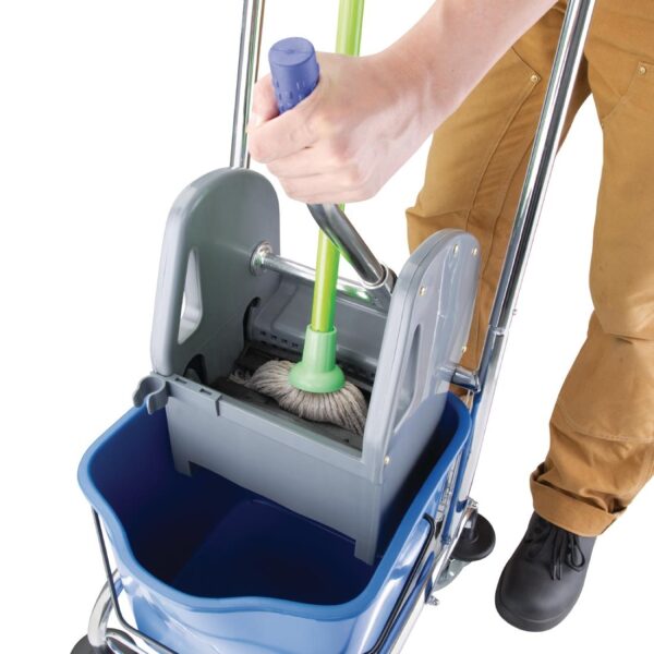 Jantex Deluxe Mop Wringer with Metal Cart - Image 4