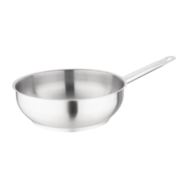 Vogue Flared Saute Pan St/St - 240mm 3Ltr 103fl oz - Image 6