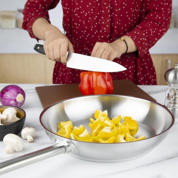 Vogue Frypan St/St - 280mm 11" - Image 6