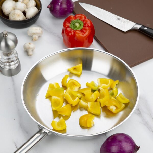 Vogue Frypan St/St - 280mm 11" - Image 7
