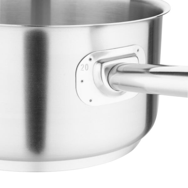 Vogue Saucepan St/St - 200mm 7 7/8" - Image 4