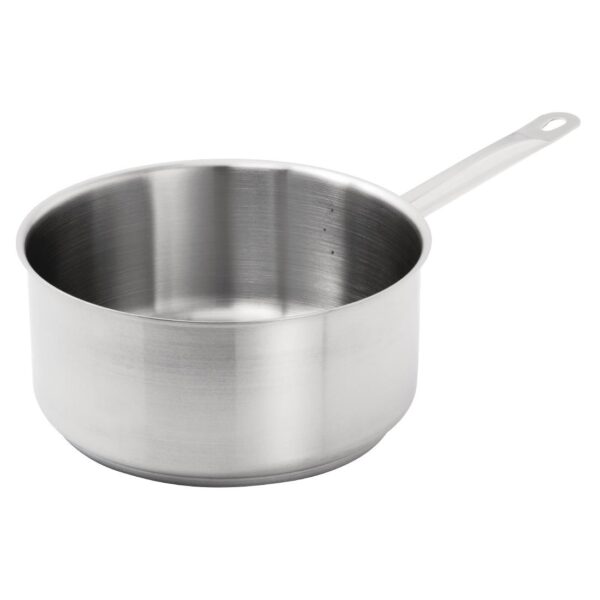 Vogue Saucepan St/St - 240x110mm with Lid included - Image 2