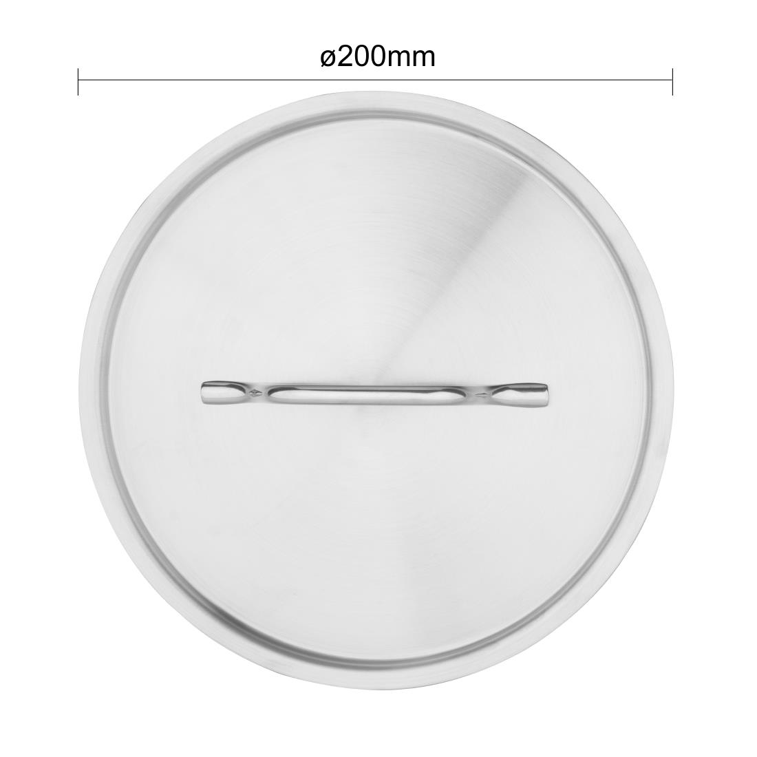 Vogue Lid St/St - 200mm 8" - Image 6