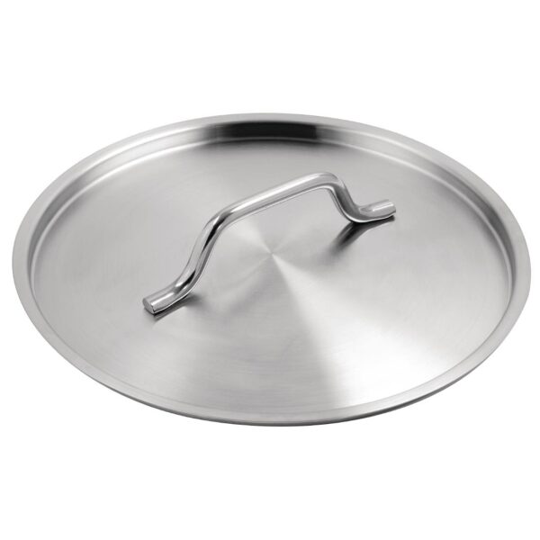 Vogue Saucepan St/St - 240x110mm with Lid included - Image 4