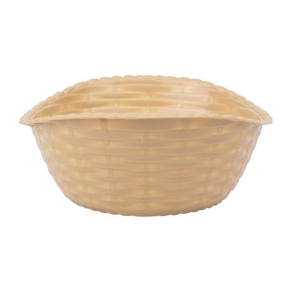 Olympia Kristallon Oval Polypropylene Basket - 215x160mm 8 1/2x6 1/4" - Image 3