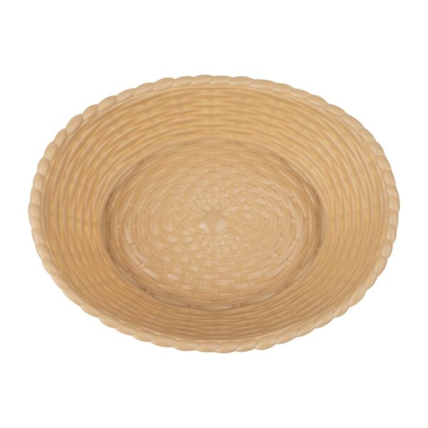 Olympia Kristallon Oval Polypropylene Basket - 215x160mm 8 1/2x6 1/4" - Image 4