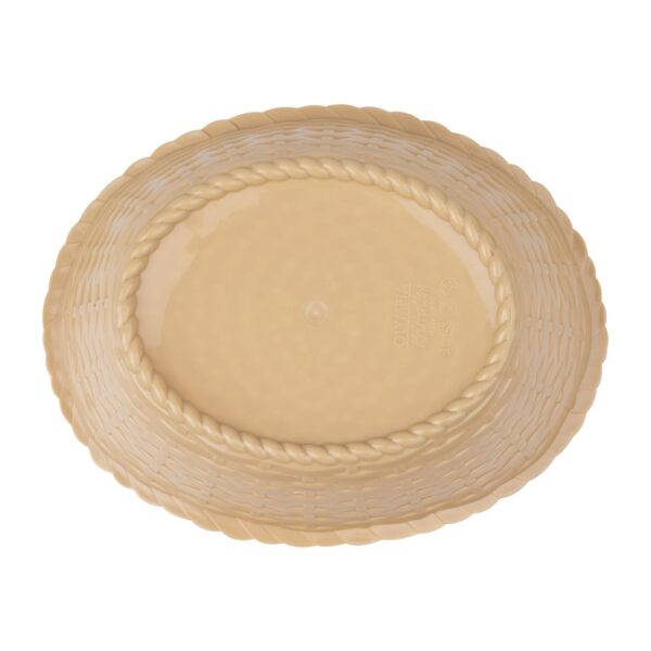 Olympia Kristallon Oval Polypropylene Basket - 215x160mm 8 1/2x6 1/4" - Image 5
